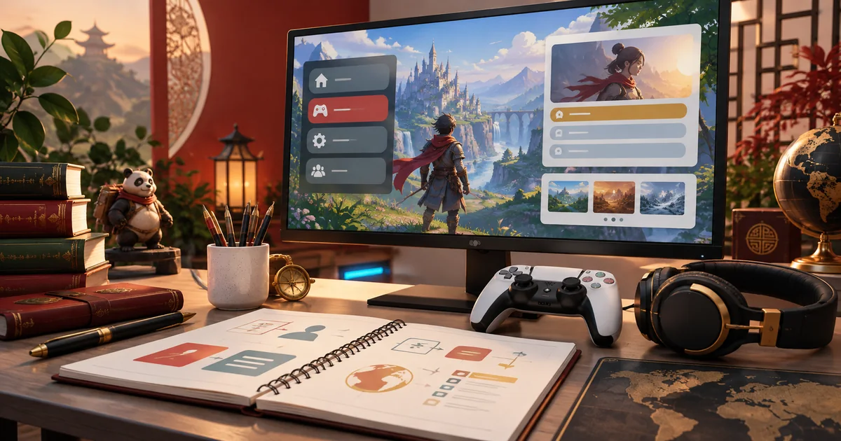 ภาพประกอบการรับแปลเกมภาษาจีนและปรับเนื้อหาเกม