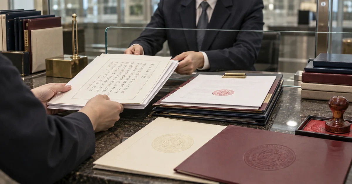 ภาพประกอบการรับแปลเอกสารจีนเพื่อ Legalization
