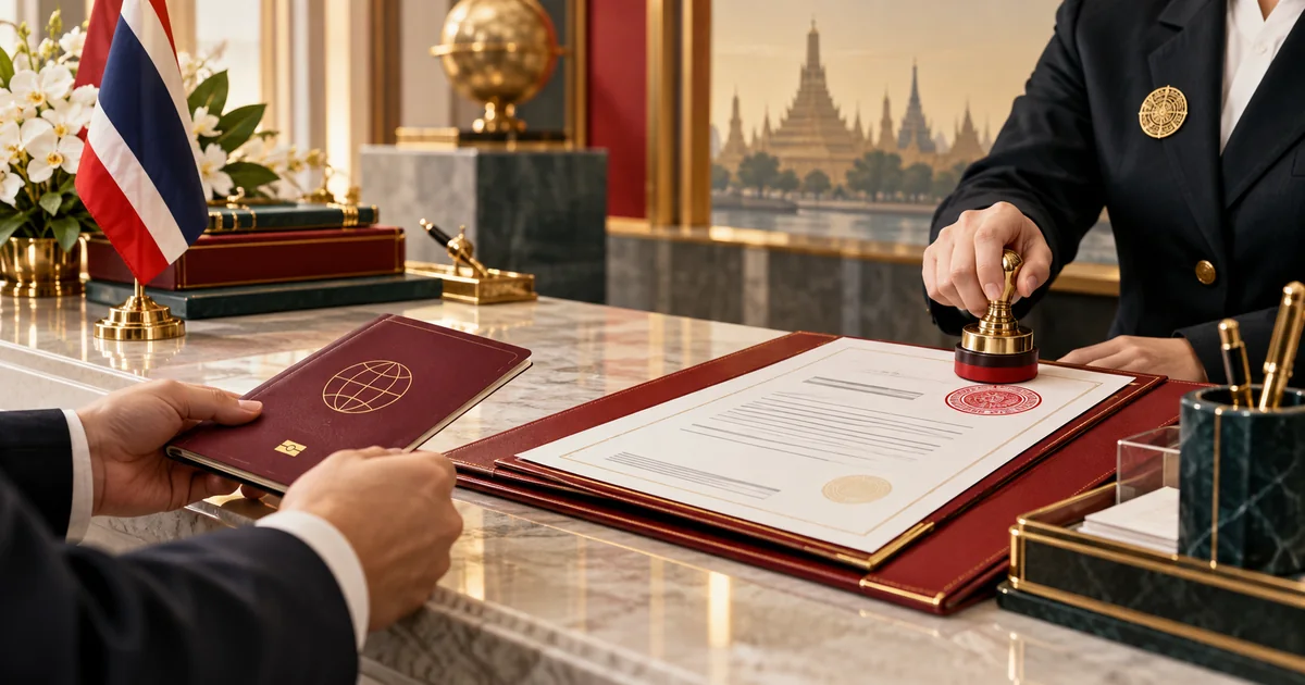 ภาพประกอบการรับรองเอกสารแปลภาษาจีนกับหน่วยงานราชการ